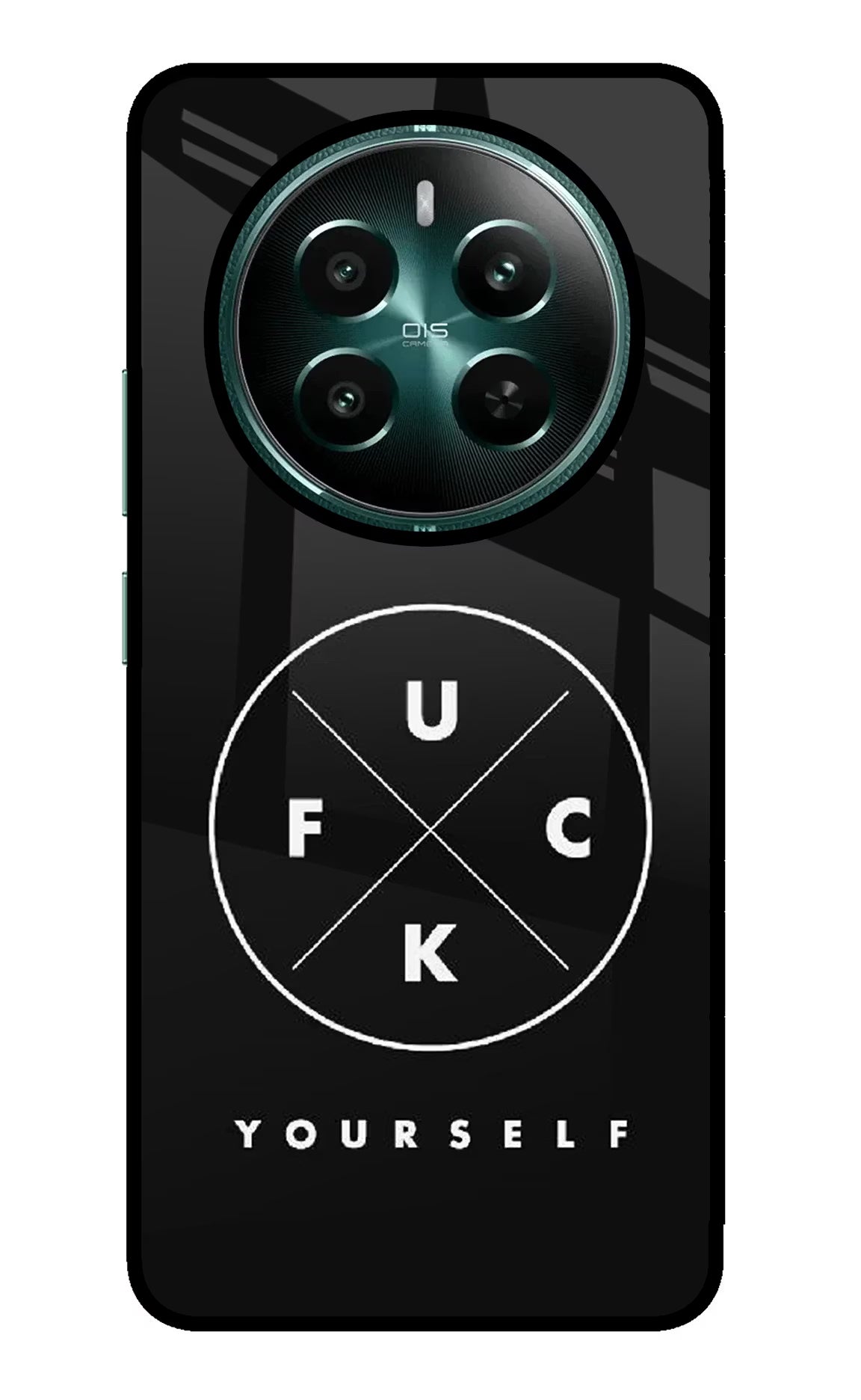 Go Fuck Yourself Realme Narzo 70 5G/70 Pro 5G Glass Case Back Cover by Casekaro