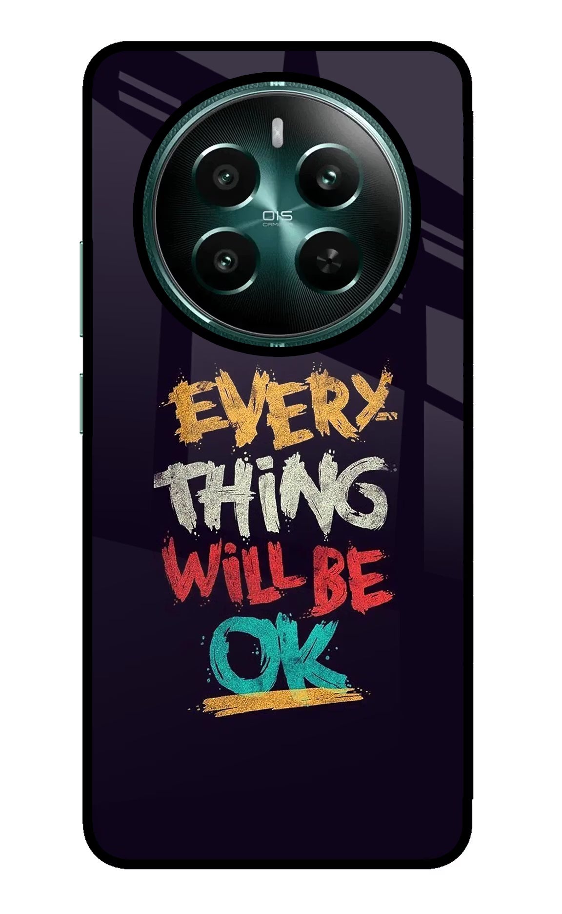 Everything Will Be Ok Realme Narzo 70 5G/70 Pro 5G Glass Case Back Cover by Casekaro