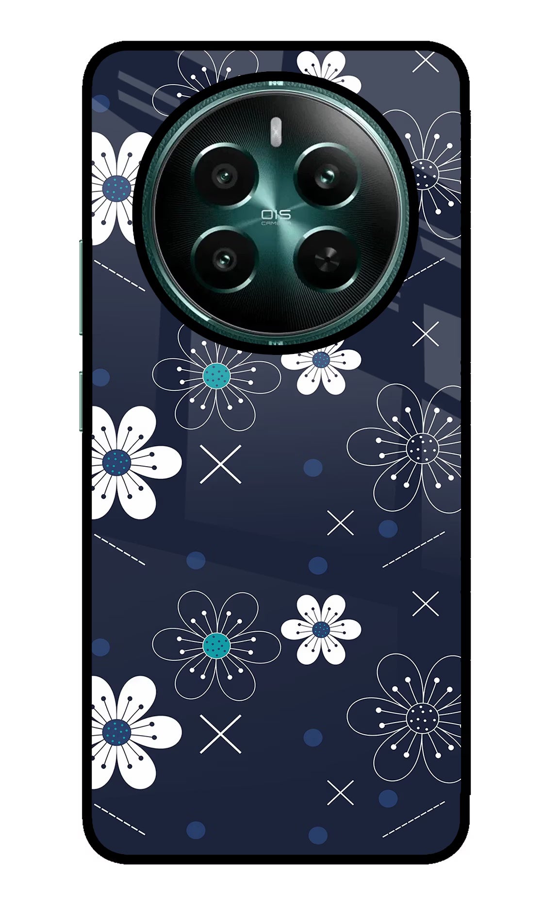 Flowers Realme Narzo 70 5G/70 Pro 5G Glass Case Back Cover by Casekaro