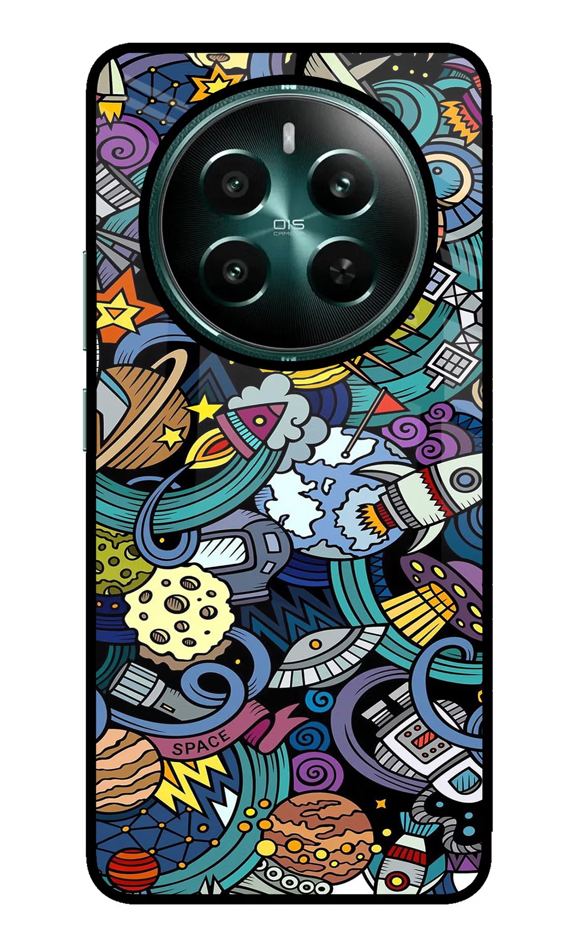 Space Abstract Realme Narzo 70 5G/70 Pro 5G Glass Case Back Cover by Casekaro