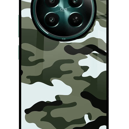 Camouflage Realme Narzo 70 5G/70 Pro 5G Glass Case Back Cover by Casekaro