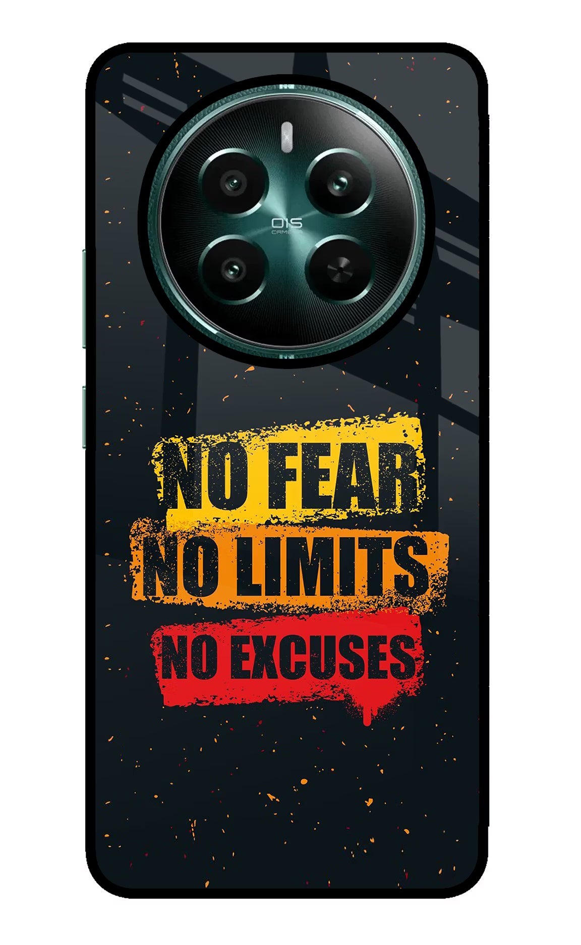 No Fear No Limits No Excuse Realme Narzo 70 5G/70 Pro 5G Glass Case