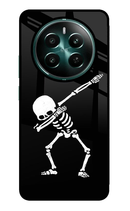 Dabbing Skeleton Art Realme Narzo 70 5G/70 Pro 5G Glass Case
