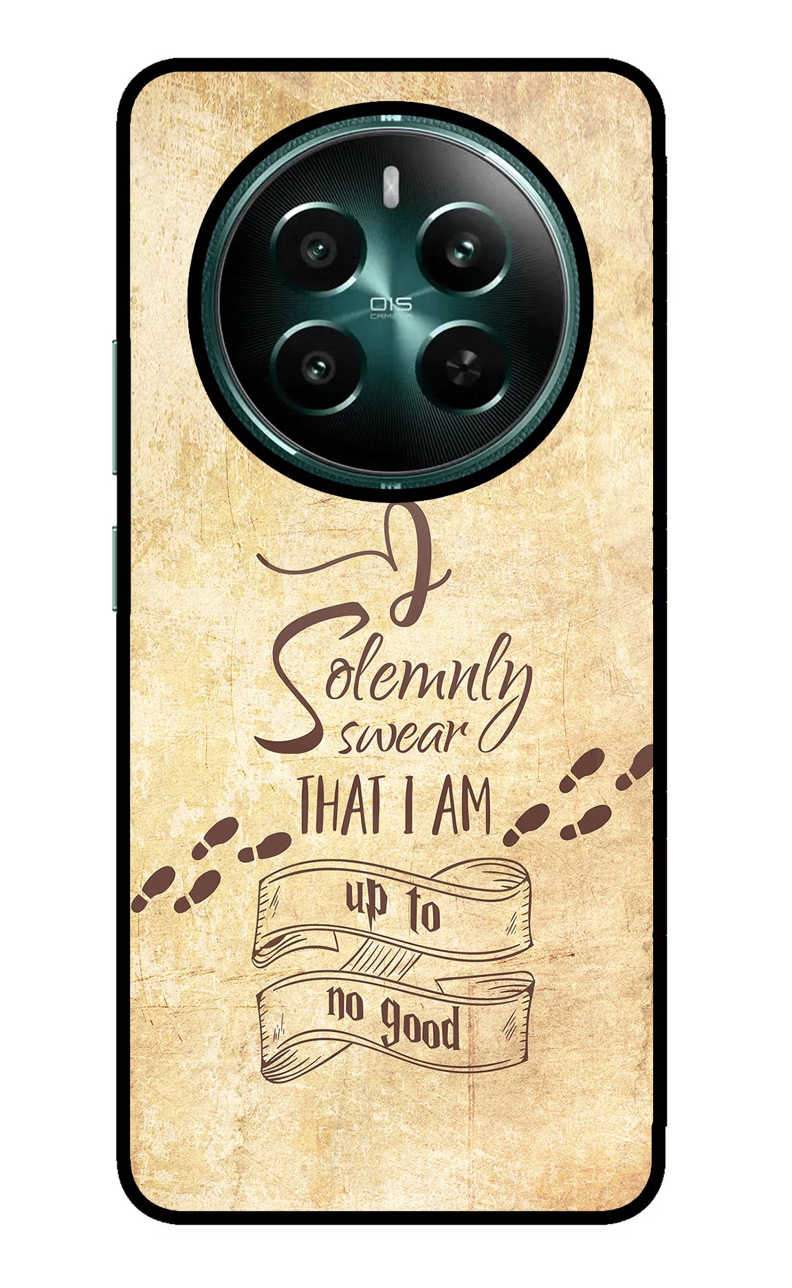 I Solemnly swear that i up to no good Realme Narzo 70 5G/70 Pro 5G Glass Case Back Cover by Casekaro