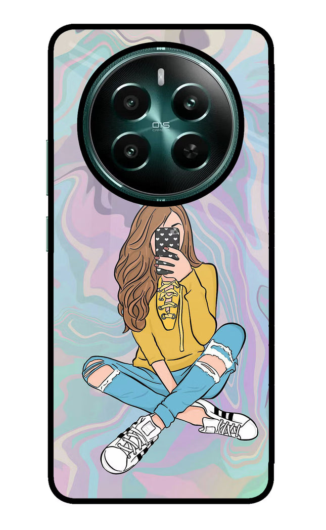 Selfie Girl Realme Narzo 70 5G/70 Pro 5G Glass Case