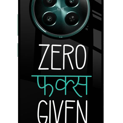 Zero Fucks Given Realme Narzo 70 5G/70 Pro 5G Glass Case
