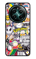 Sticker Bomb Realme Narzo 70 5G/70 Pro 5G Glass Case