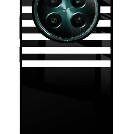 Black and White Print Realme Narzo 70 5G/70 Pro 5G Glass Case