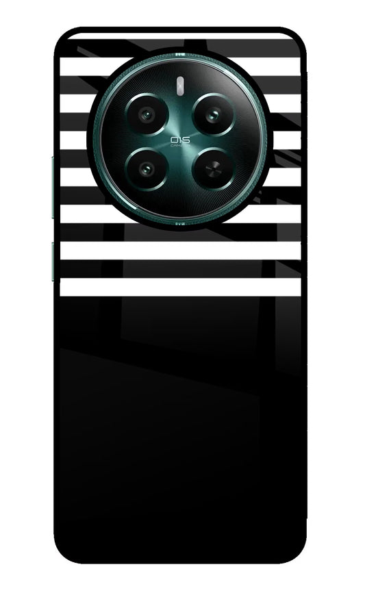 Black and White Print Realme Narzo 70 5G/70 Pro 5G Glass Case