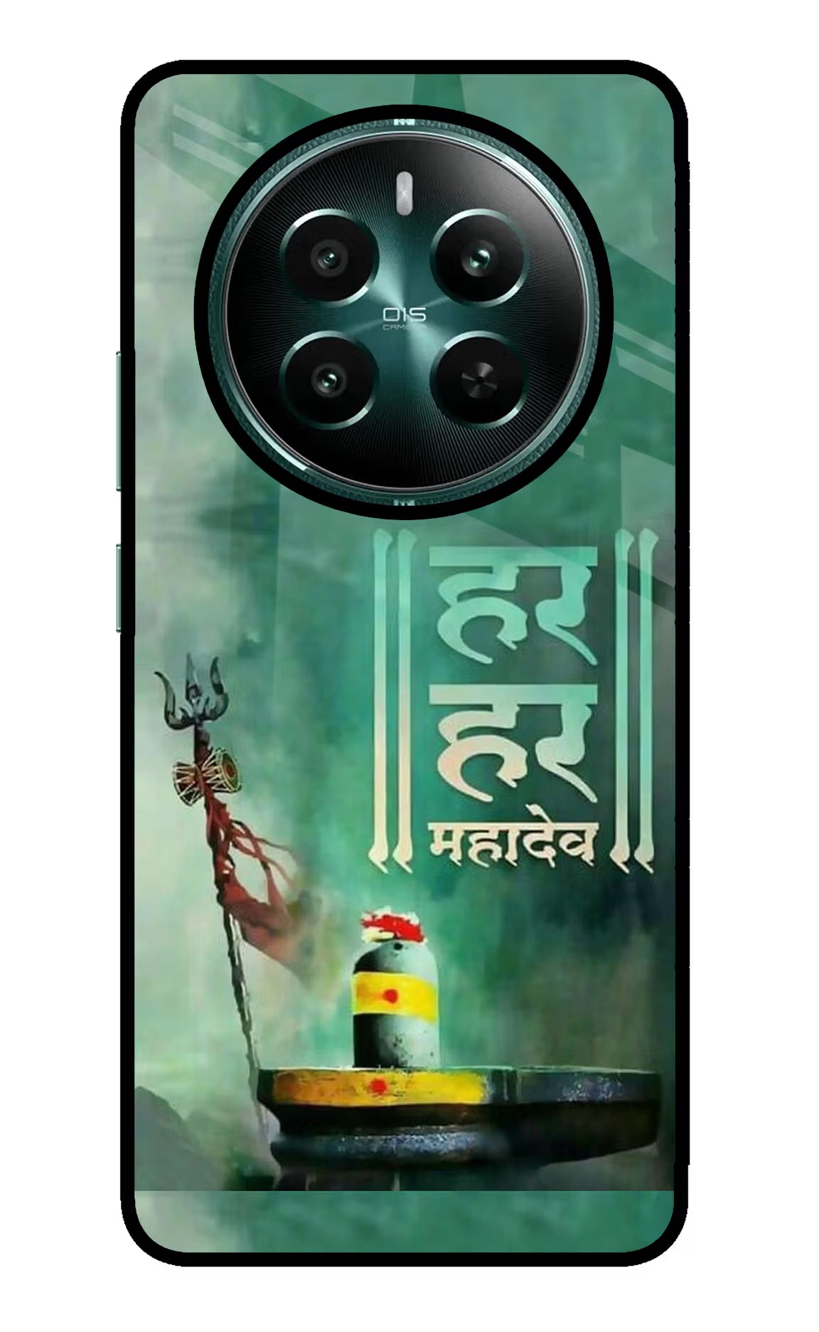 Har Har Mahadev Shivling Realme Narzo 70 5G/70 Pro 5G Glass Case Back Cover by Casekaro