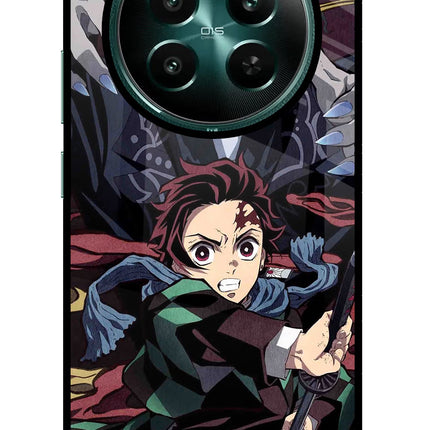 Demon Slayer Realme Narzo 70 5G/70 Pro 5G Glass Case Back Cover by Casekaro