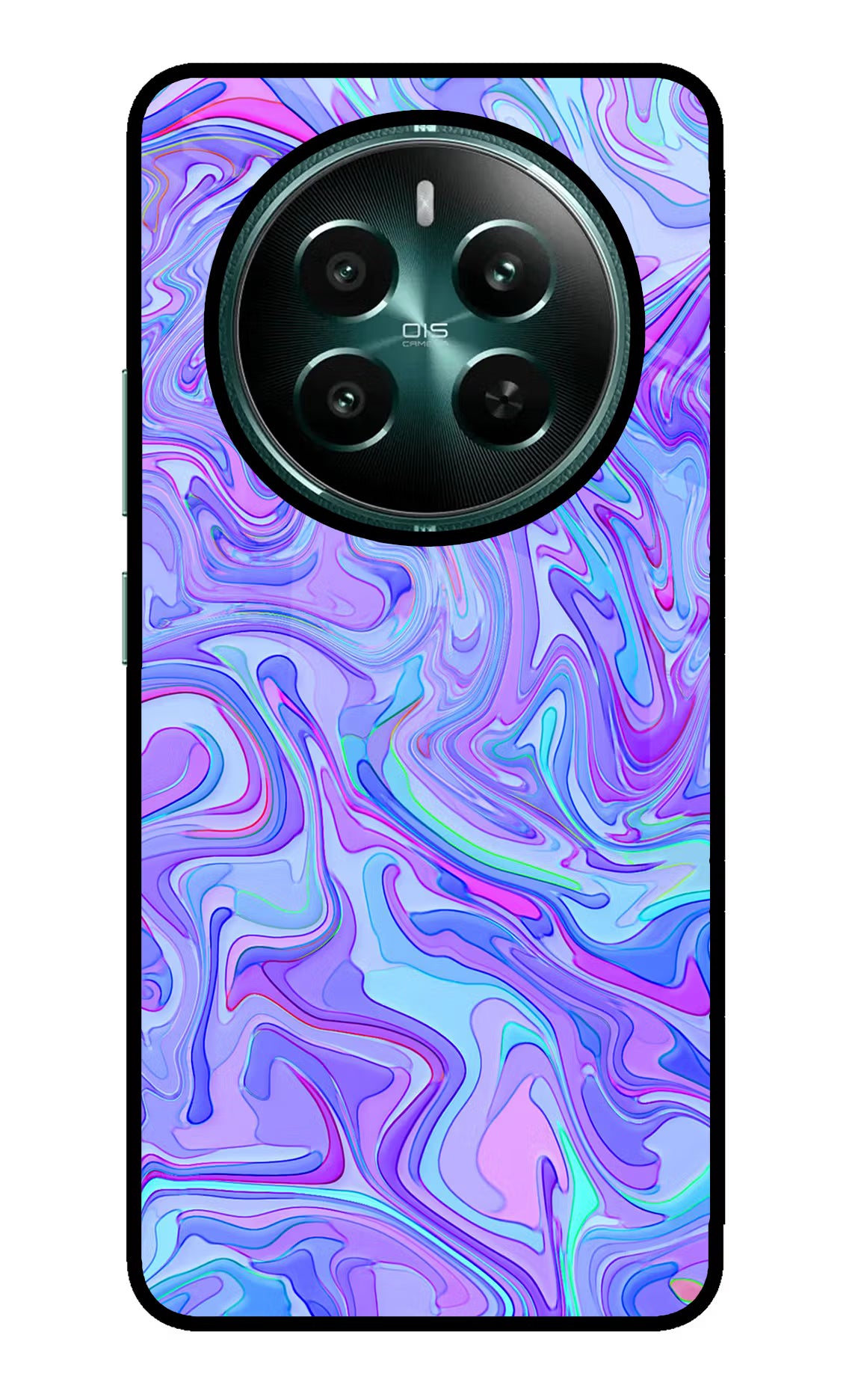 Glitter Realme Narzo 70 5G/70 Pro 5G Glass Case Back Cover by Casekaro