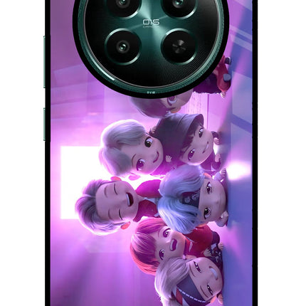 BTS Chibi Realme Narzo 70 5G/70 Pro 5G Glass Case