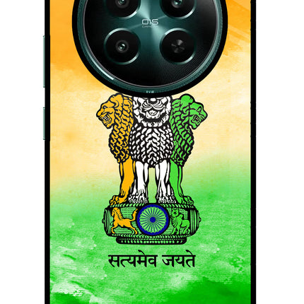 Satyamev Jayate Flag Realme Narzo 70 5G/70 Pro 5G Glass Case