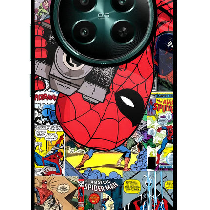 Spider Man Realme Narzo 70 5G/70 Pro 5G Glass Case Back Cover by Casekaro