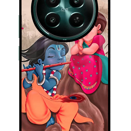 Radhe Krishna Realme Narzo 70 5G/70 Pro 5G Glass Case Back Cover by Casekaro