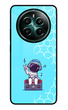 Cute Astronaut Chilling Realme Narzo 70 5G/70 Pro 5G Glass Case