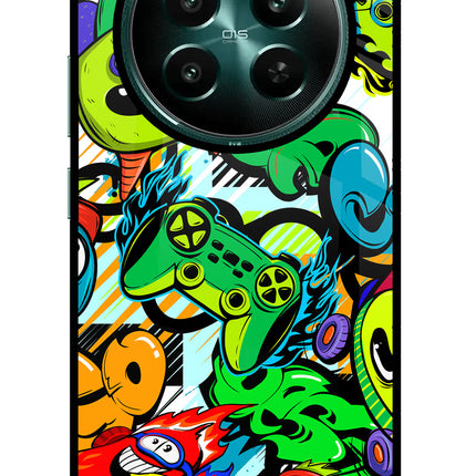 Game Doodle Realme Narzo 70 5G/70 Pro 5G Glass Case