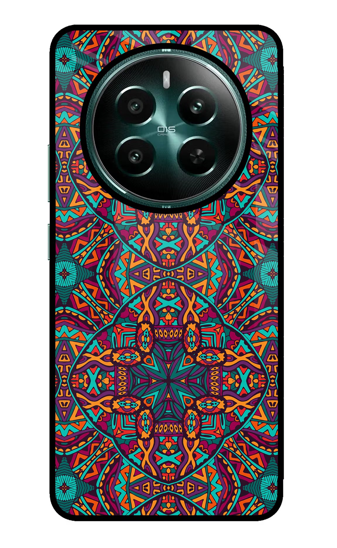Colour Mandala Realme Narzo 70 5G/70 Pro 5G Glass Case Back Cover by Casekaro
