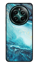 Blue Glitter Marble Realme Narzo 70 5G/70 Pro 5G Glass Case