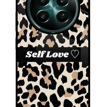 Leopard Print Self Love Realme Narzo 70 5G/70 Pro 5G Glass Case