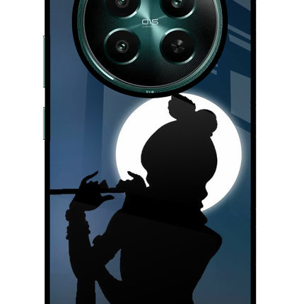Shri Krishna Silhouette Realme Narzo 70 5G/70 Pro 5G Glass Case Back Cover by Casekaro