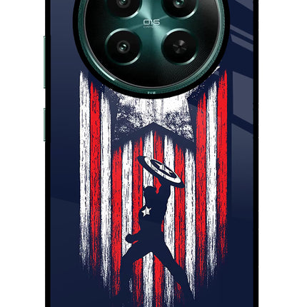 Captain America Marvel Art Realme Narzo 70 5G/70 Pro 5G Glass Case