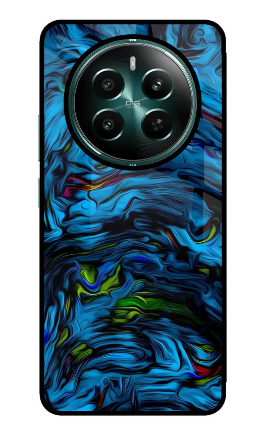 Dark Blue Abstract Realme Narzo 70 5G/70 Pro 5G Glass Case