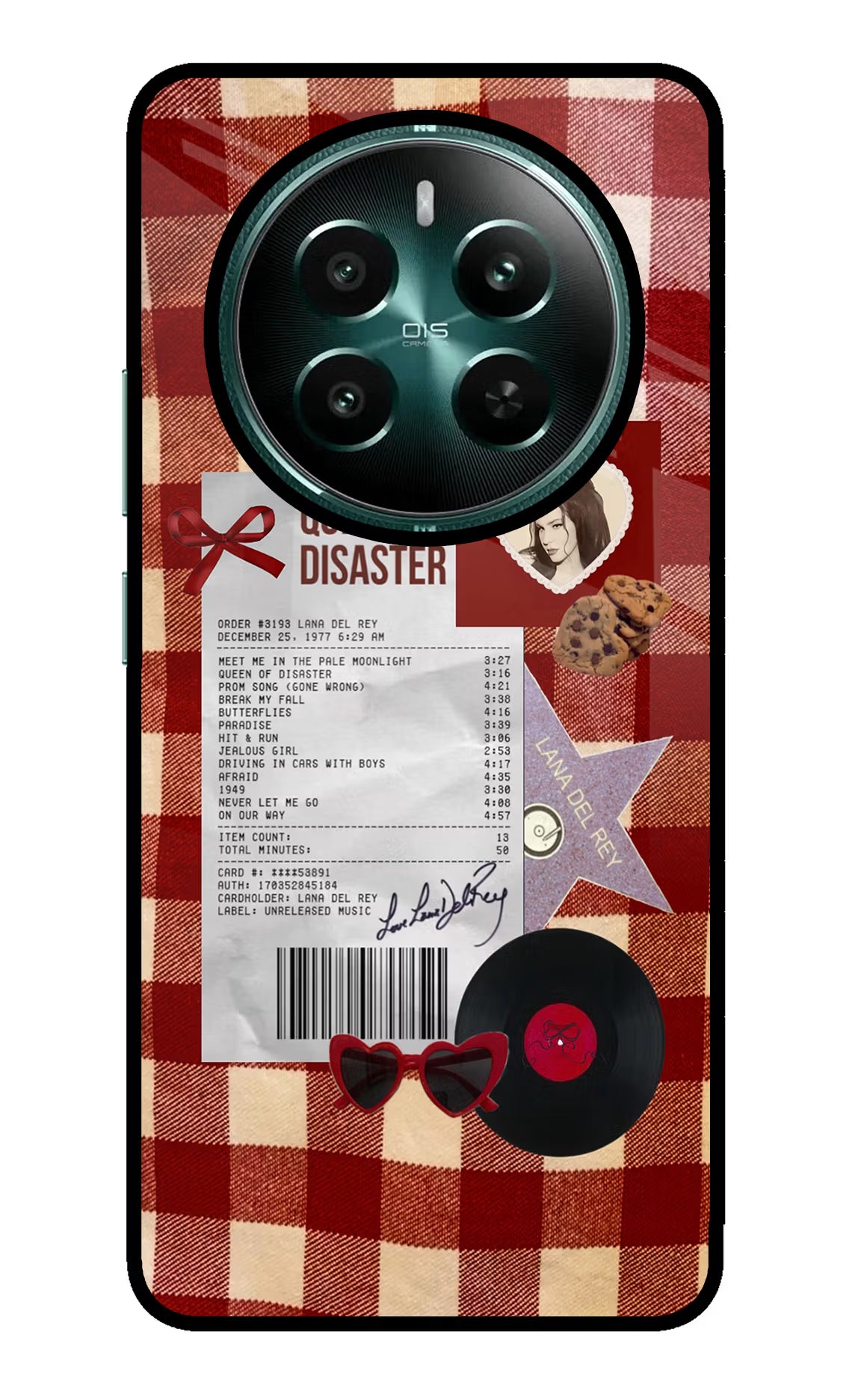 Queen of Disaster Realme Narzo 70 5G/70 Pro 5G Glass Case Back Cover by Casekaro