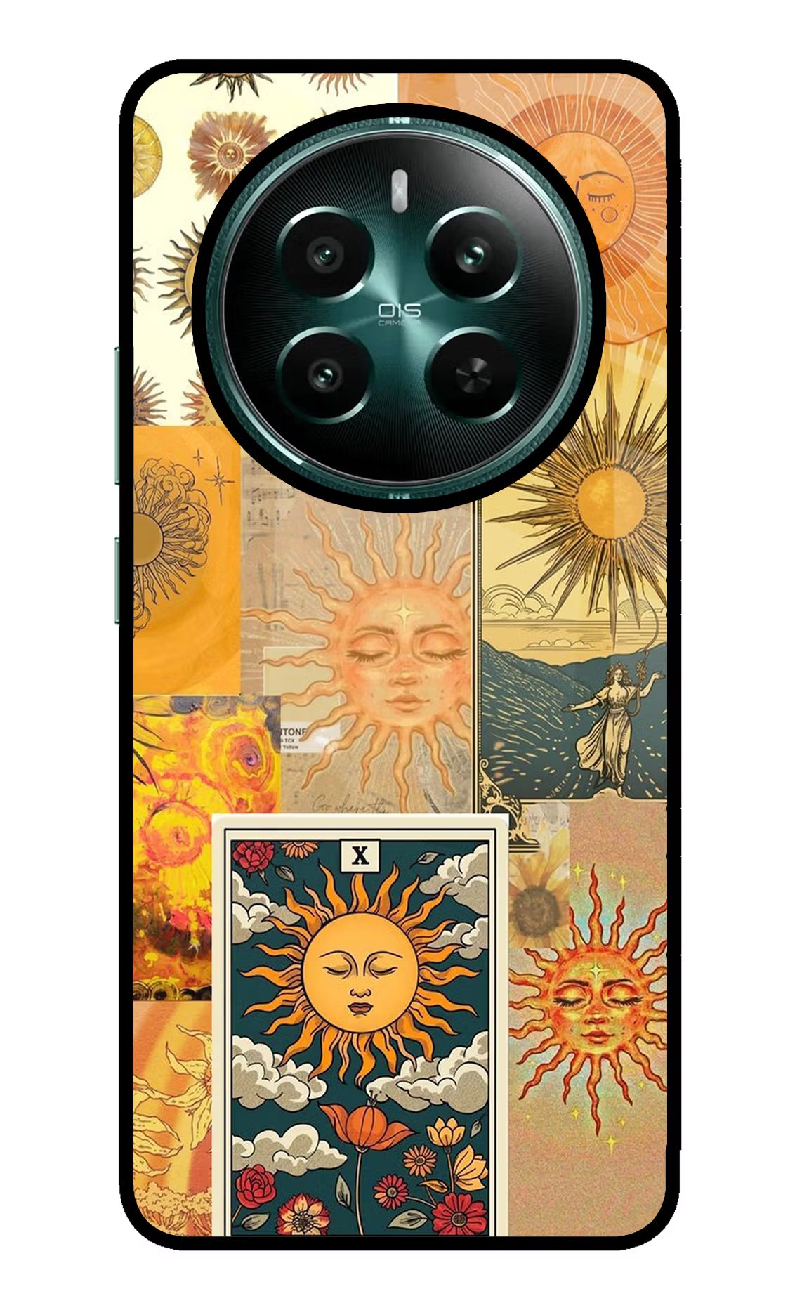 Sun Realme Narzo 70 5G/70 Pro 5G Glass Case Back Cover by Casekaro