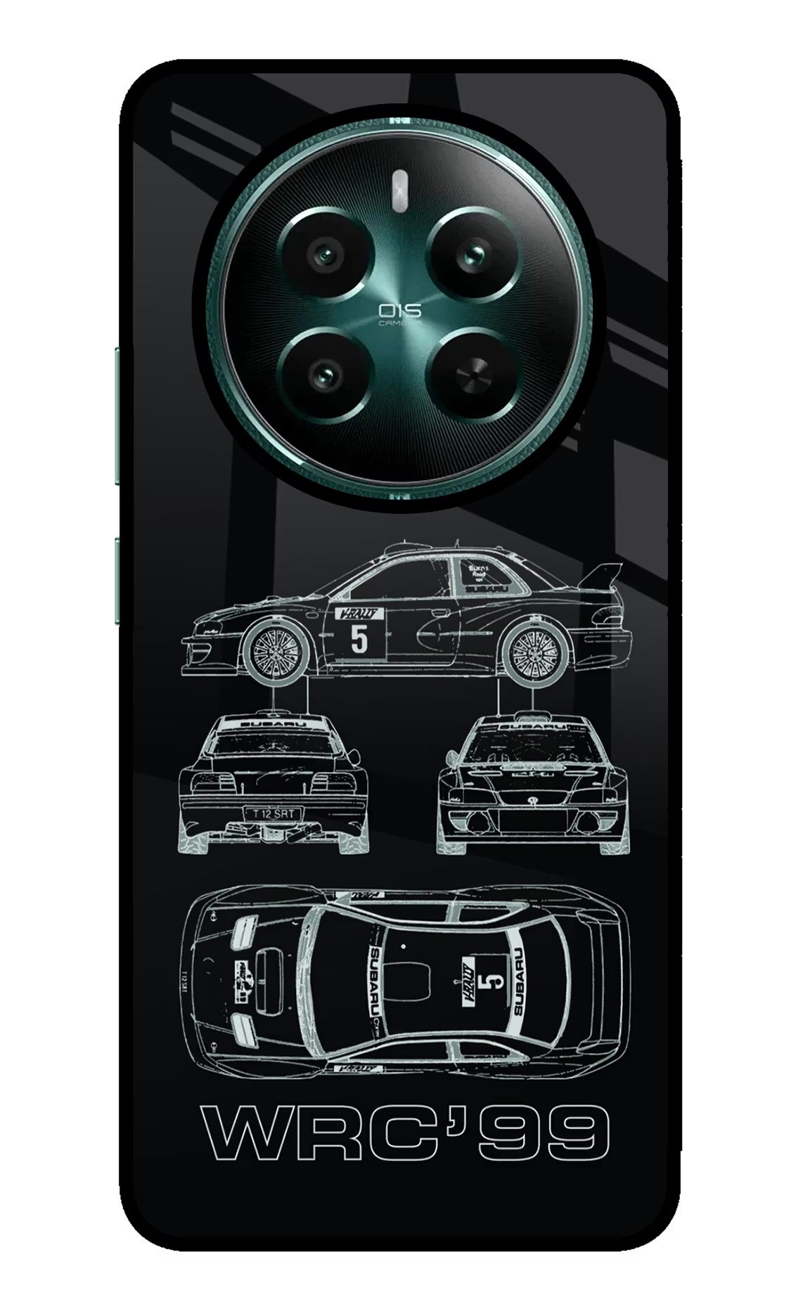WRC'99 Realme Narzo 70 5G/70 Pro 5G Glass Case Back Cover by Casekaro