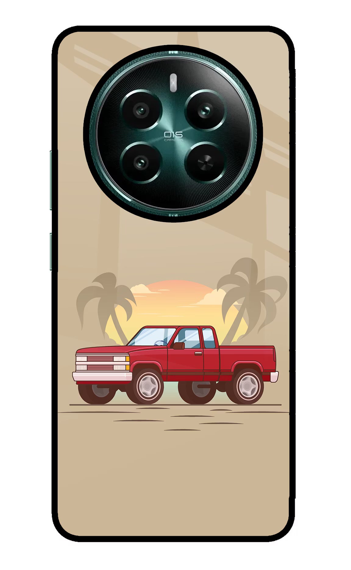 Desert Classic Drive Realme Narzo 70 5G/70 Pro 5G Glass Case Back Cover by Casekaro