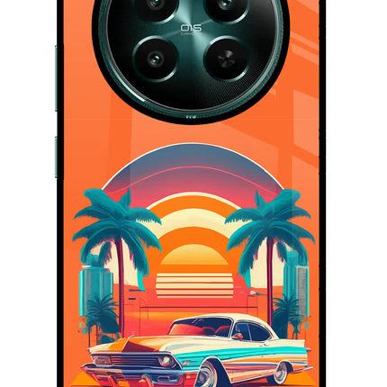 Palm Drive 80s Realme Narzo 70 5G/70 Pro 5G Glass Case