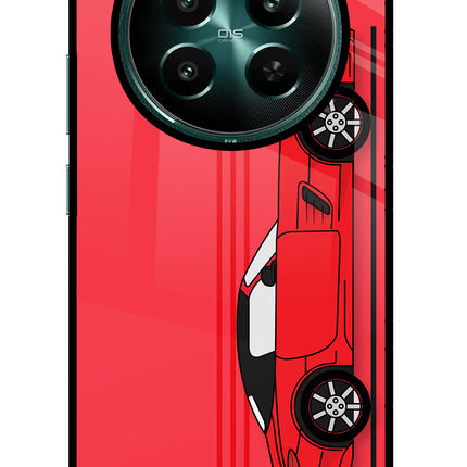 Red Velocity Realme Narzo 70 5G/70 Pro 5G Glass Case