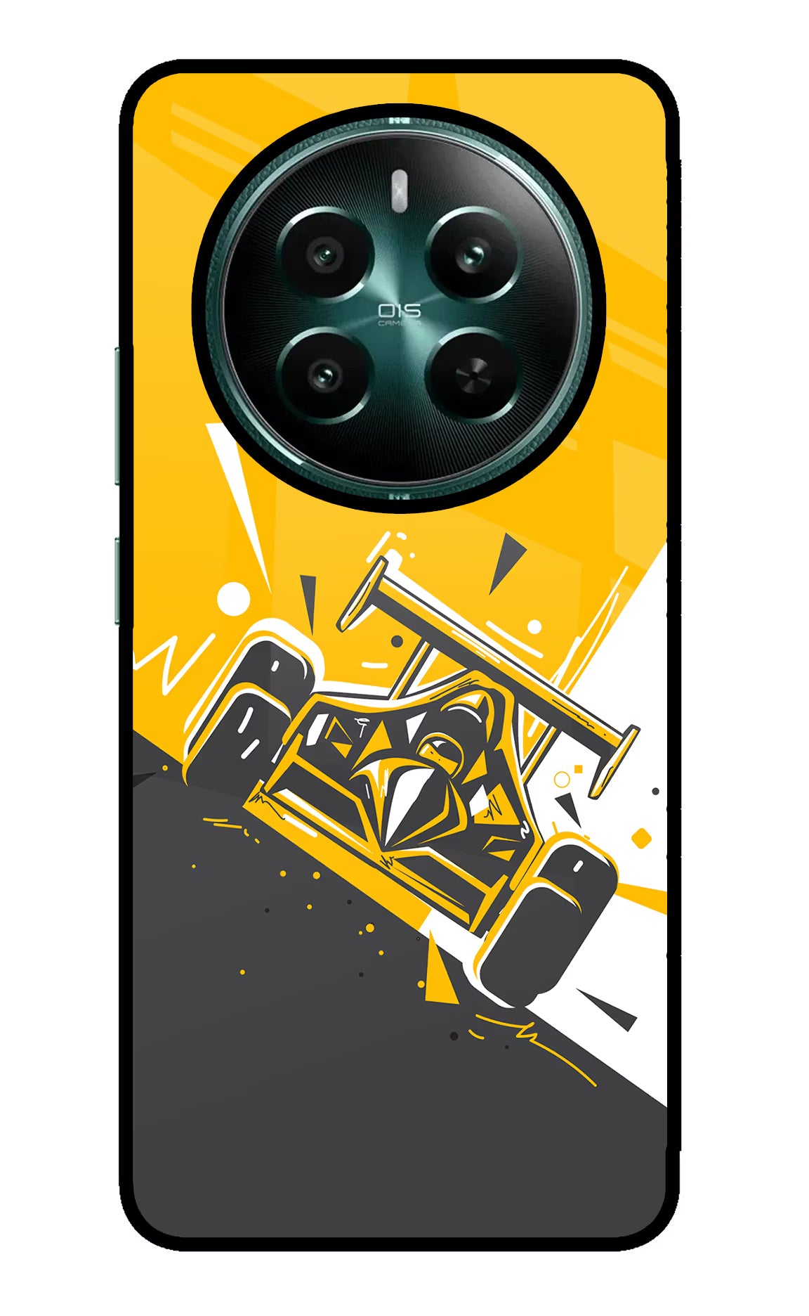 Track King Realme Narzo 70 5G/70 Pro 5G Glass Case Back Cover by Casekaro