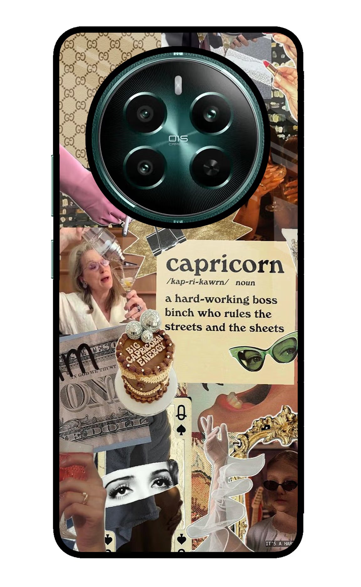 Capricorn Zodiac Realme Narzo 70 5G/70 Pro 5G Glass Case Back Cover by Casekaro