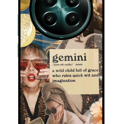 Gemini Zodiac Realme Narzo 70 5G/70 Pro 5G Glass Case