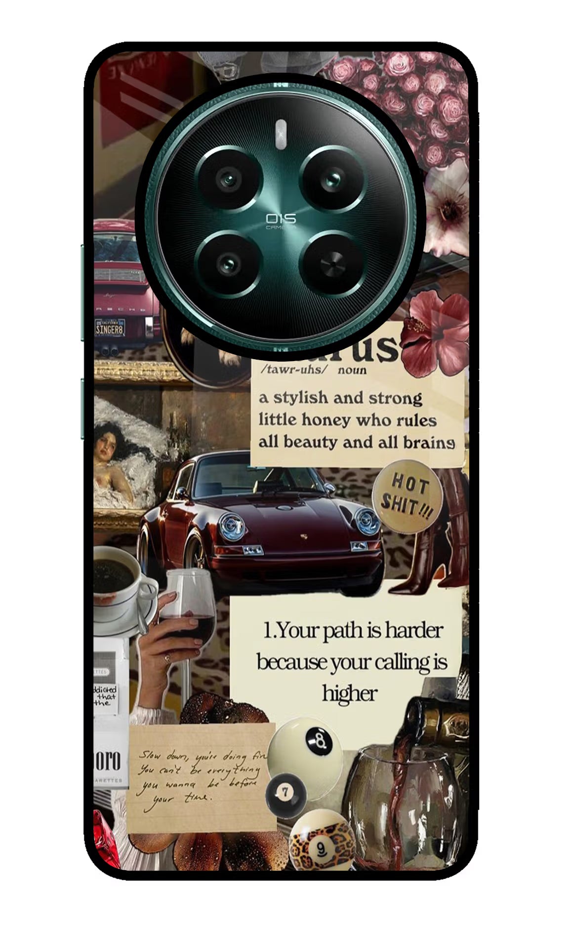 Taurus Zodiac Realme Narzo 70 5G/70 Pro 5G Glass Case Back Cover by Casekaro