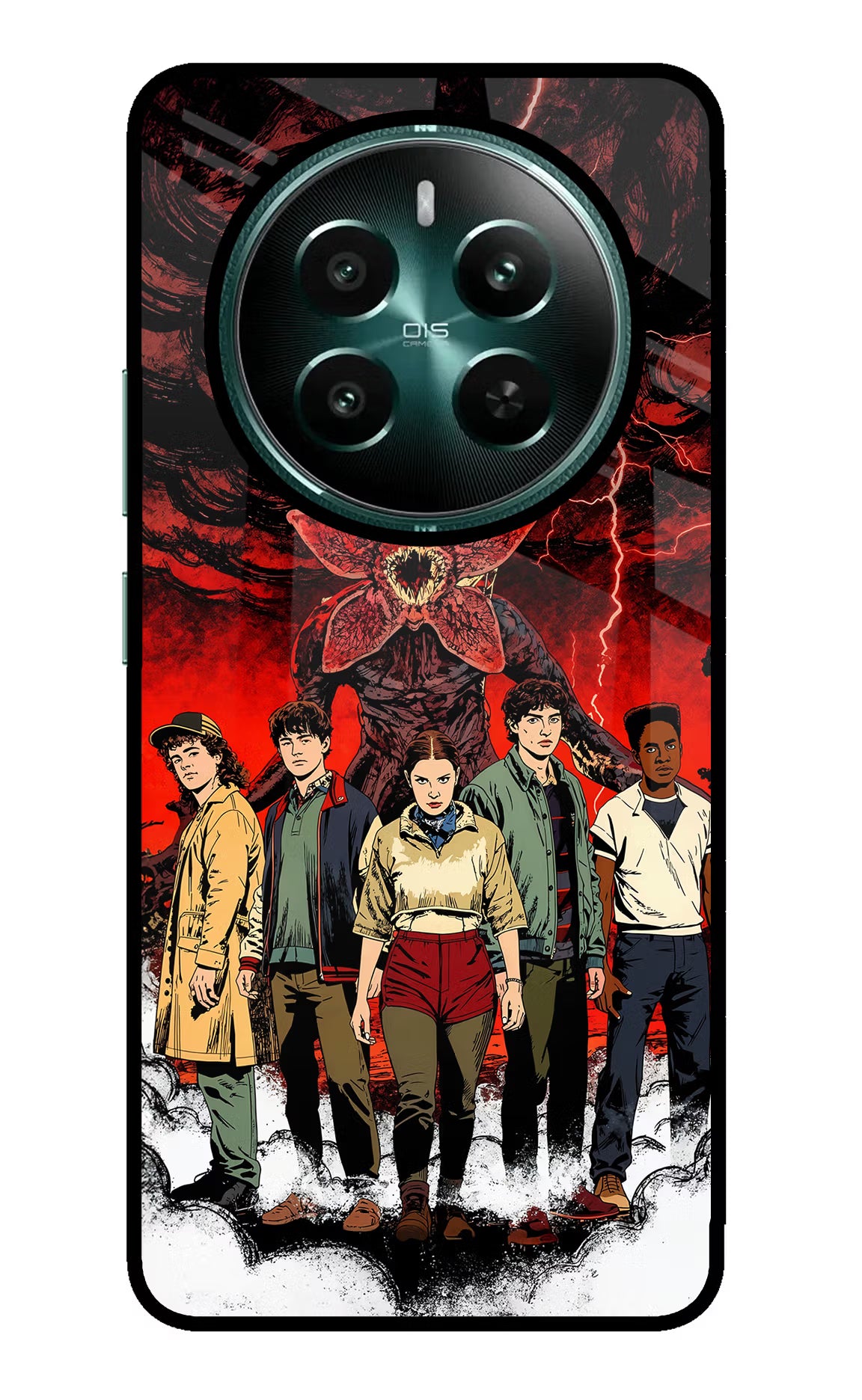 Ordinary Things Characters Realme Narzo 70 5G/70 Pro 5G Glass Case Back Cover by Casekaro