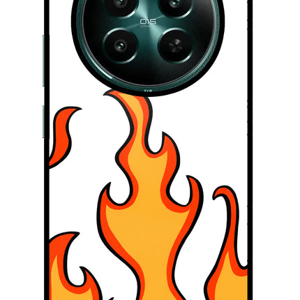 Fired Up – White Realme Narzo 70 5G/70 Pro 5G Glass Case