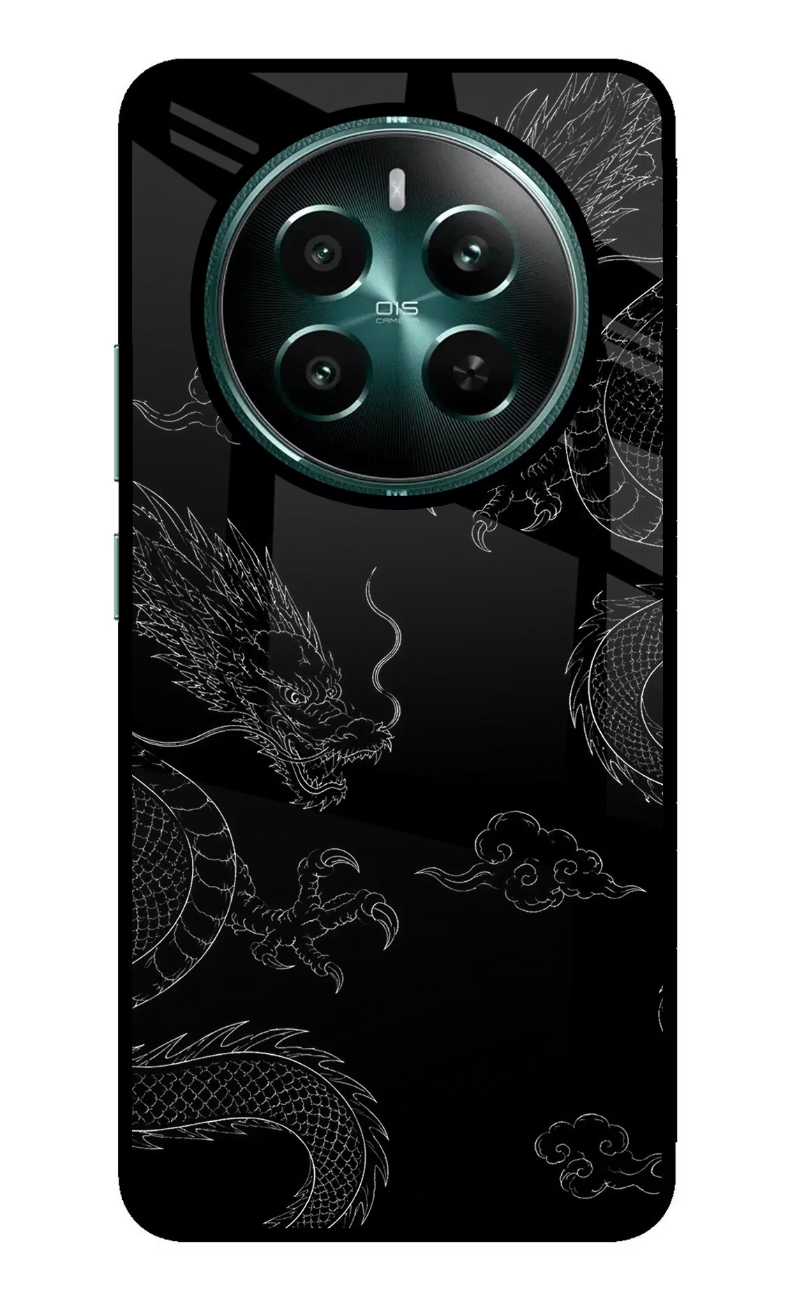 Twin Dragons Realme Narzo 70 5G/70 Pro 5G Glass Case Back Cover by Casekaro