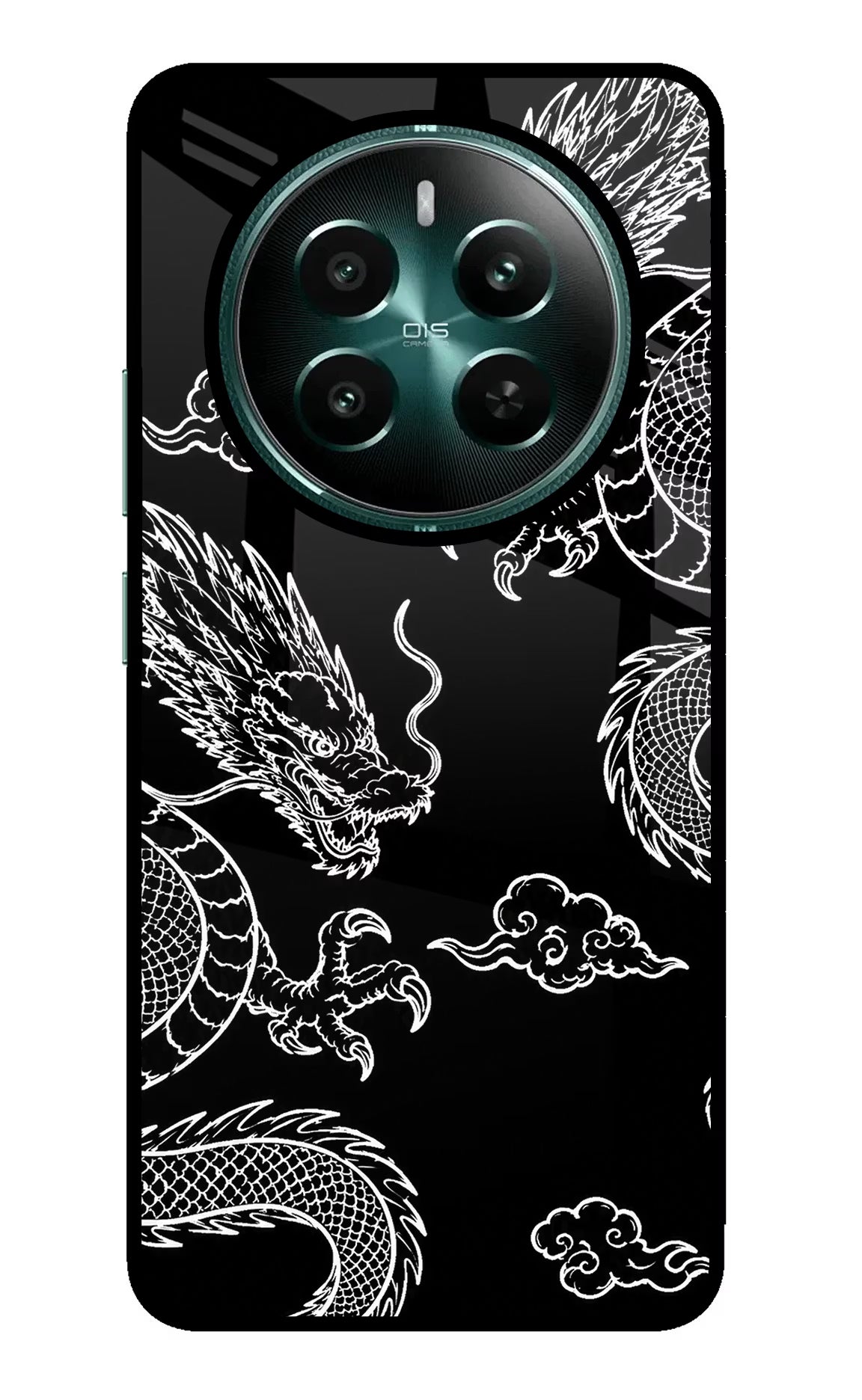 Twin Dragons Realme Narzo 70 5G/70 Pro 5G Glass Case Back Cover by Casekaro
