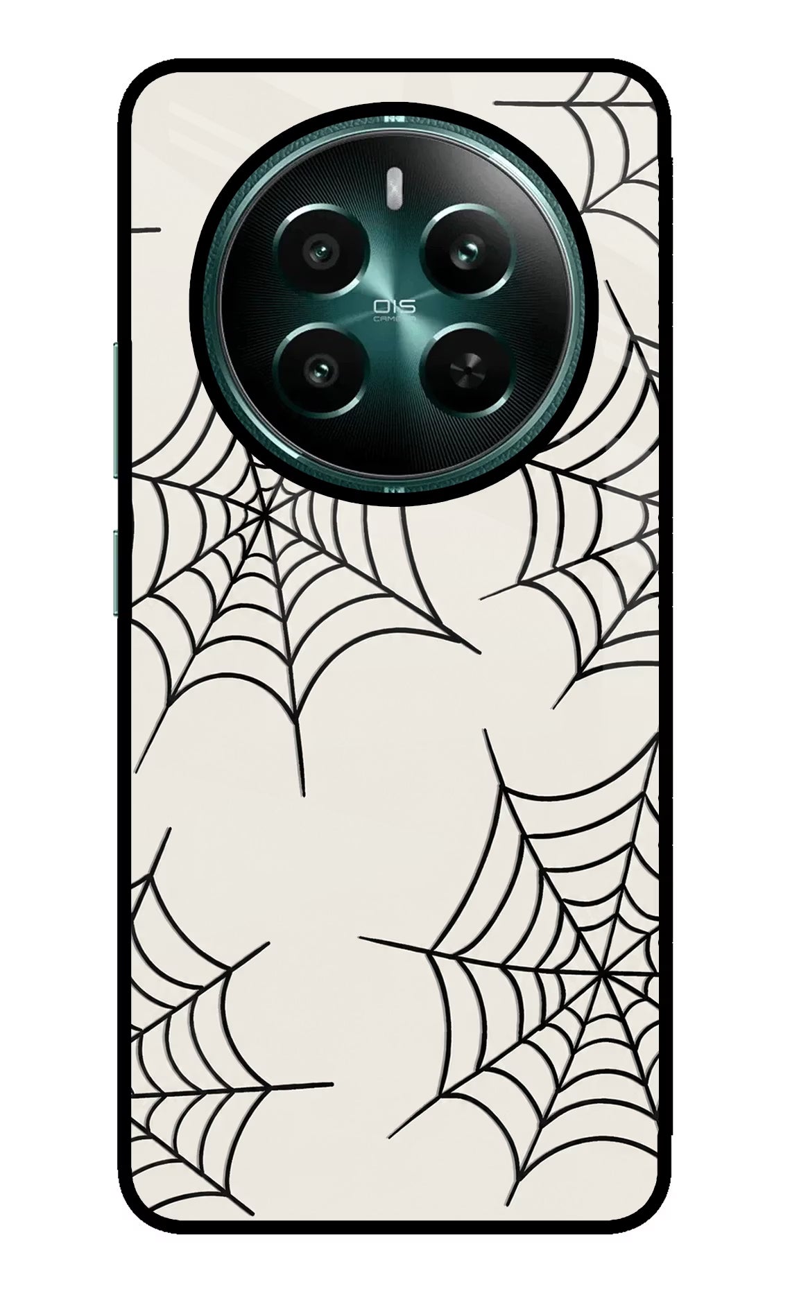 Spider Web Realme Narzo 70 5G/70 Pro 5G Glass Case Back Cover by Casekaro