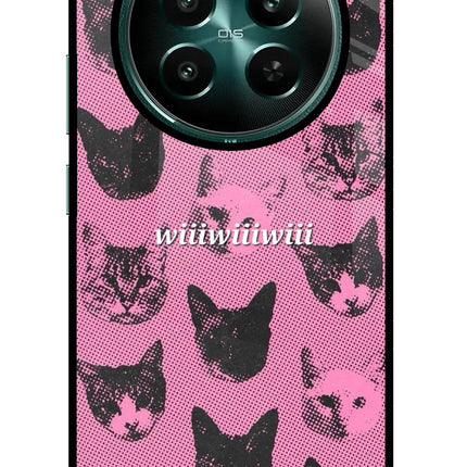 Pink Cats Realme Narzo 70 5G/70 Pro 5G Glass Case