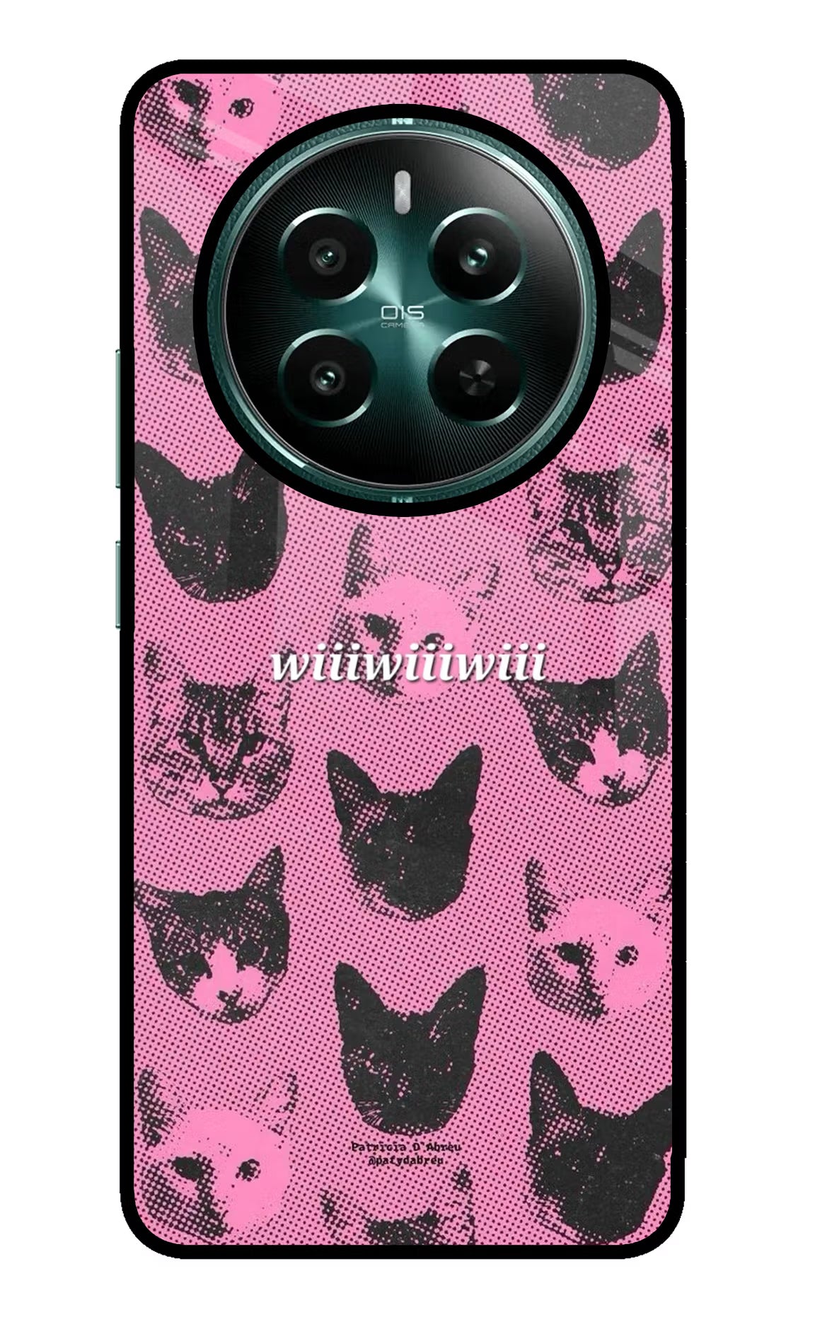 Pink Cats Realme Narzo 70 5G/70 Pro 5G Glass Case Back Cover by Casekaro