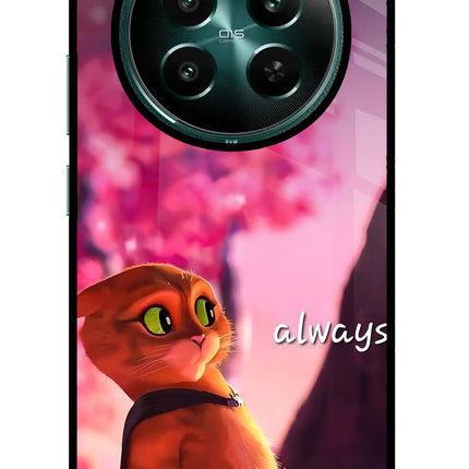 Always Cat Realme Narzo 70 5G/70 Pro 5G Glass Case
