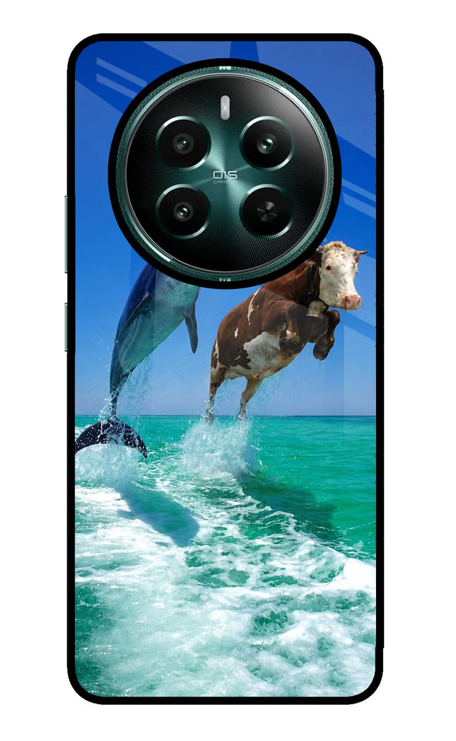Dolphin vs Cow Realme Narzo 70 5G/70 Pro 5G Glass Case