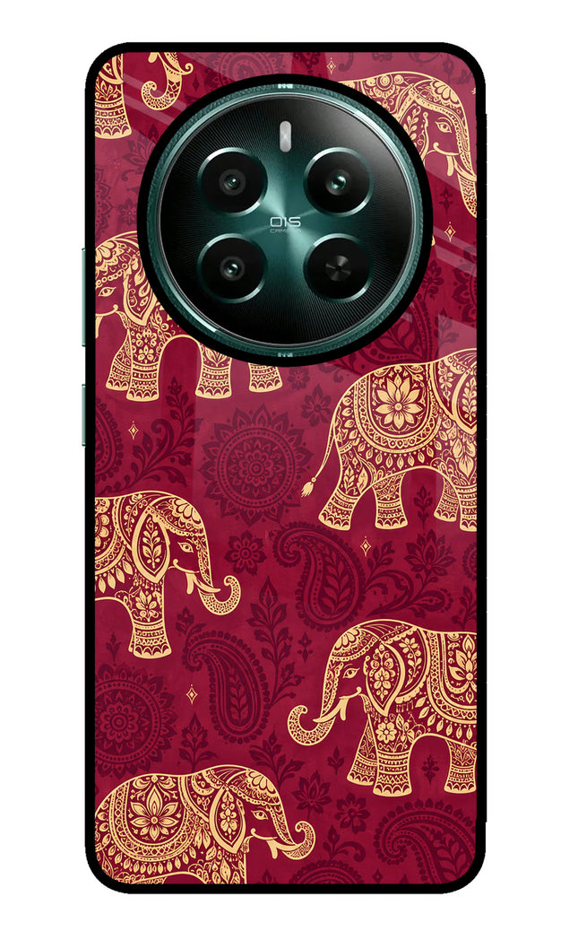 Maroon Elephant Realme Narzo 70 5G/70 Pro 5G Glass Case