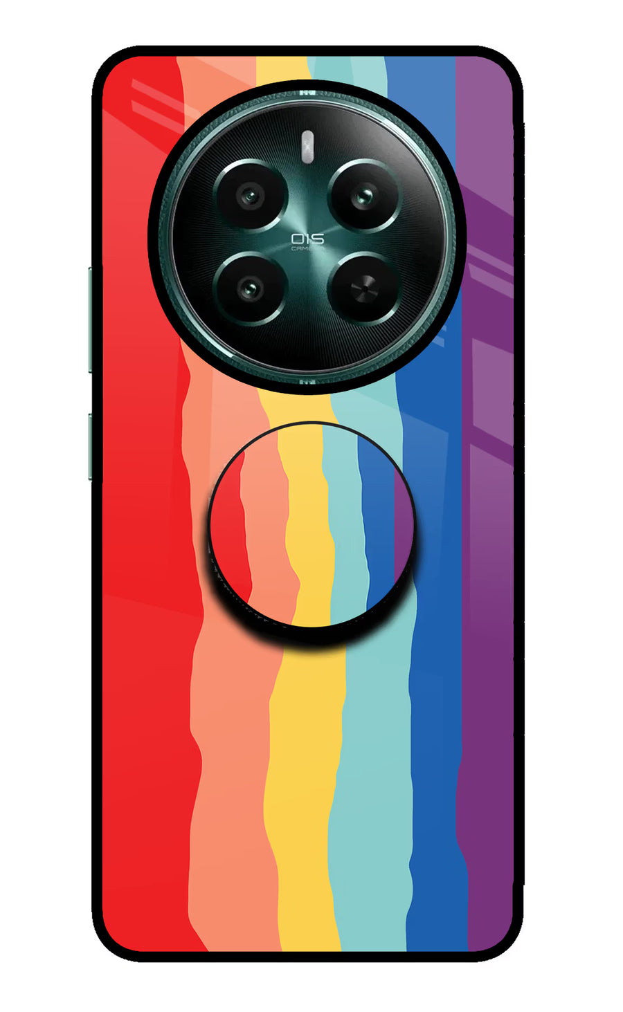 Rainbow Realme Narzo 70 5G/70 Pro 5G Pop Case, Glass case
