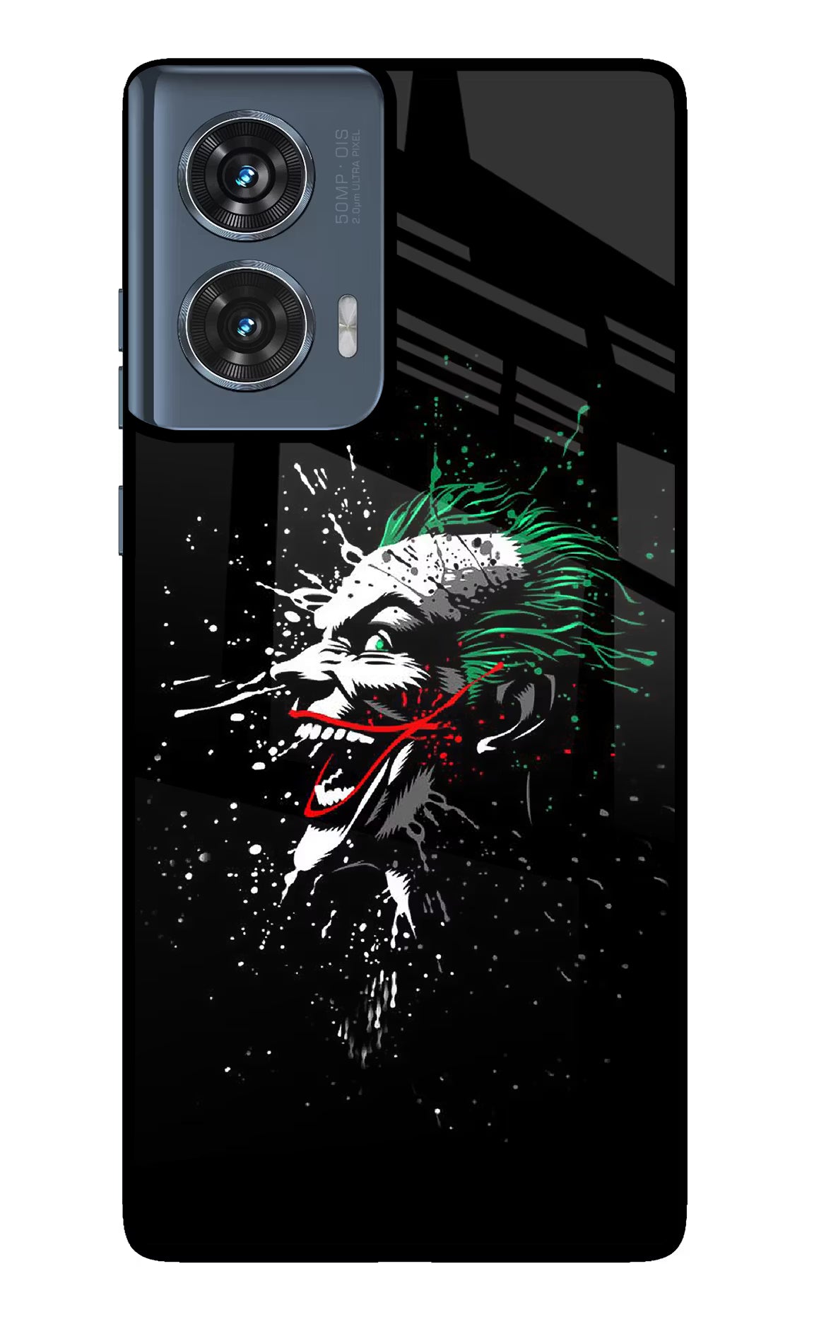 Joker Moto Edge 50 Fusion Glass Case Back Cover by Casekaro